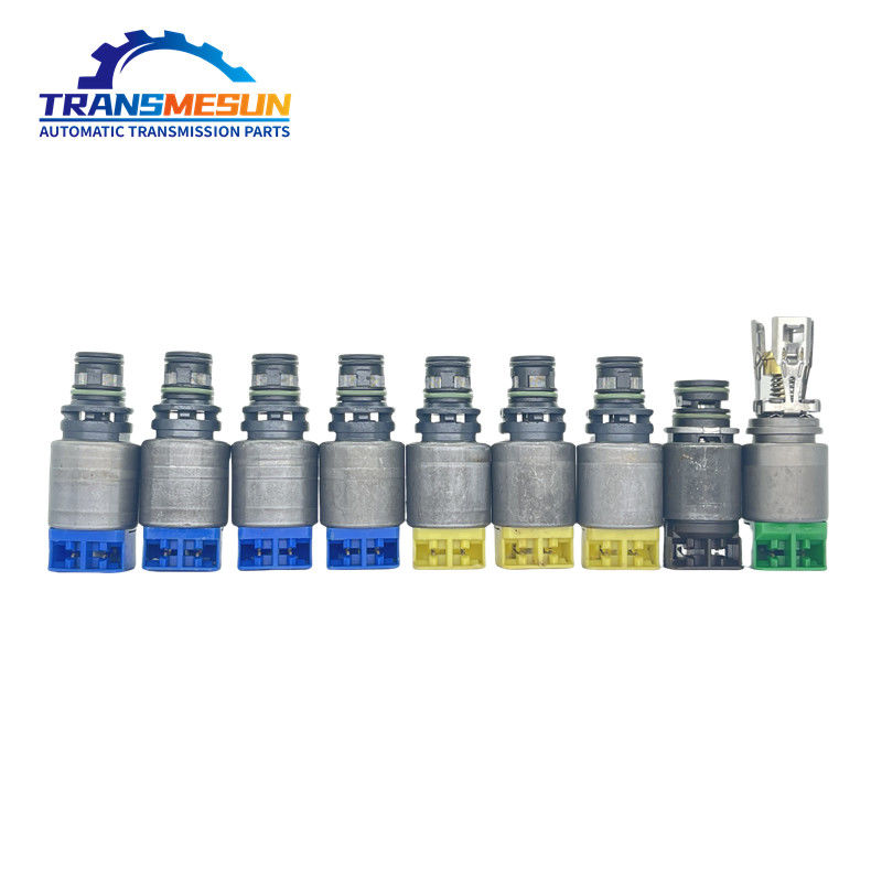 Transmesun Giao thông tự động đi kèm trong bộ 9 Bộ sửa chữa van điện 8HP-50 cho BMW 3 Series F30 Of OE 0501221287